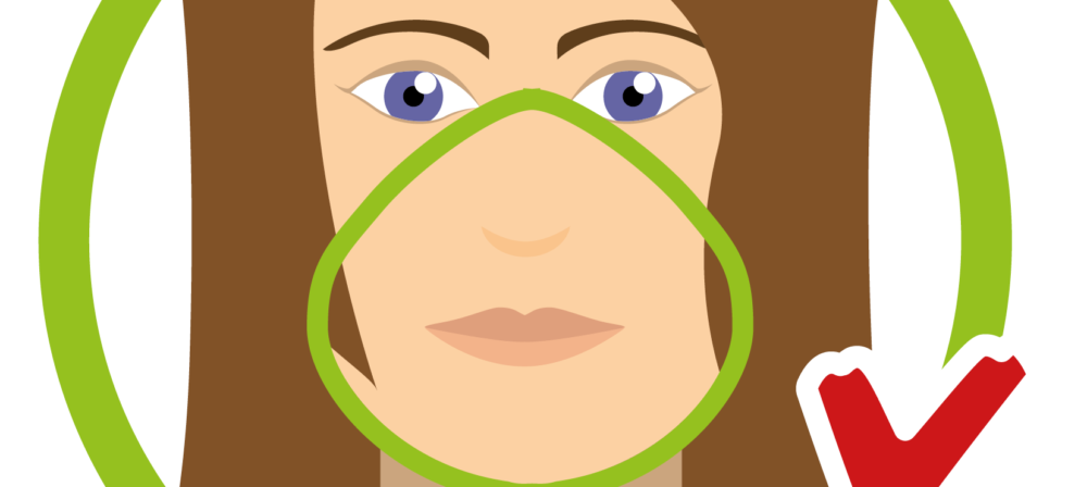 lady with hair on face